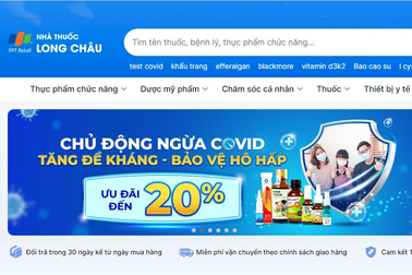 FPT Long Châu dẫn đầu bảng xếp hạng global e-pharmacy năm 2022