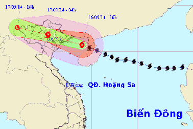 Chủ động cho học sinh nghỉ học để đối phó với bão Kalmaegi