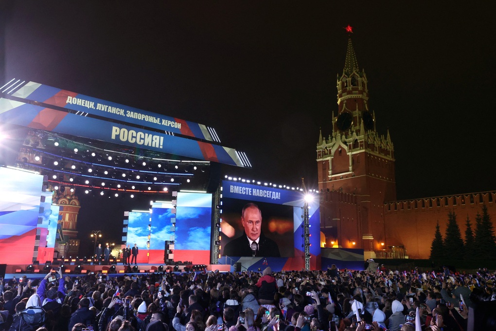 Tổng thống Putin tuyên bố bảo vệ 4 vùng lãnh thổ mới sáp nhập - 3 Tổng thống Putin tuyên bố bảo vệ 4 vùng lãnh thổ mới sáp nhập - 3