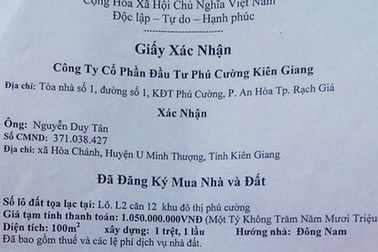 Làm giả giấy nộp tiền mua nhà, cán bộ Ban tuyên giáo tỉnh bị bắt