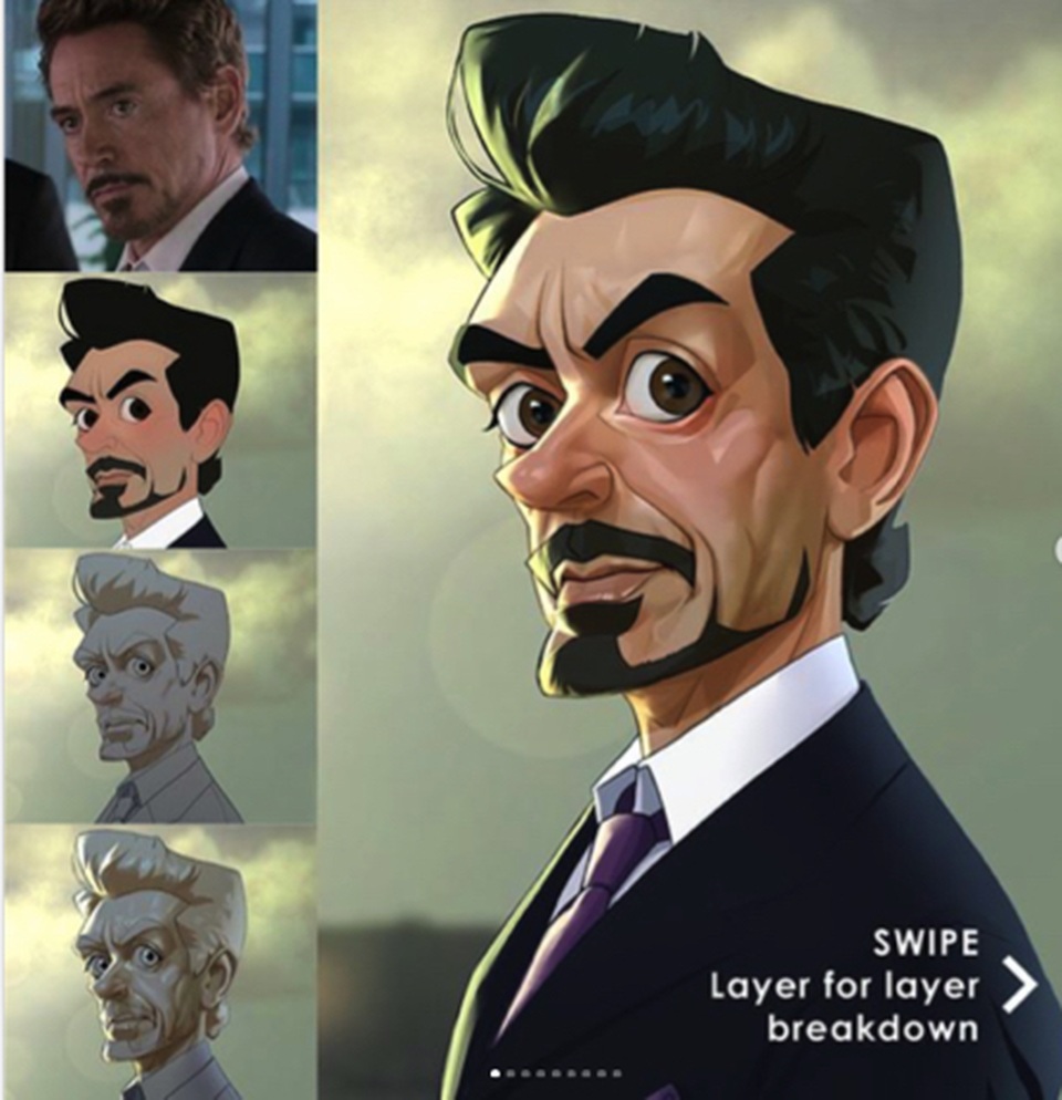 Ngắm phiên bản hoạt hình của các “sao” đình đám - 5 Ngắm phiên bản hoạt hình của các “sao” đình đám - 5