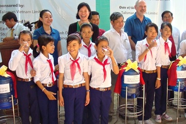 Bình Định: Cung cấp hệ thống nước sạch đến các trường vùng sâu