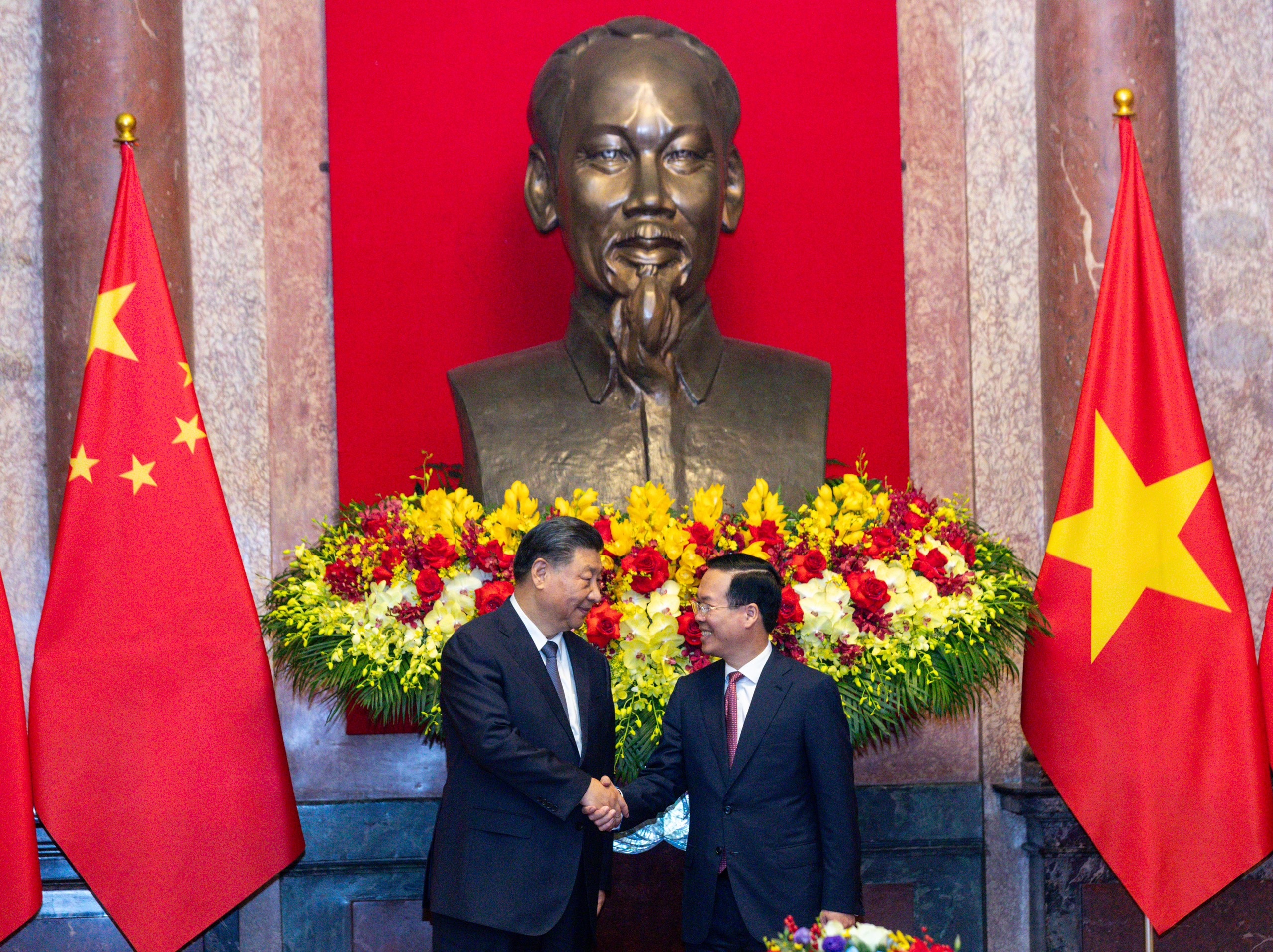 Chủ tịch nước Võ Văn Thưởng hội đàm với Chủ tịch Trung Quốc Tập Cận Bình - 1