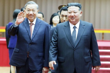 Lễ đón Tổng Bí thư Tô Lâm thăm cấp Nhà nước CHDC Nhân dân Triều Tiên