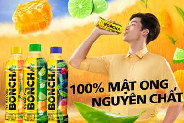 Trà mật ong Boncha vị tắc: Vị ngon sáng tạo, thanh mát cuộn trào