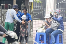 Chuyện bất ngờ sau hình ảnh nam sinh dắt em gái đến trường thi gây xúc động