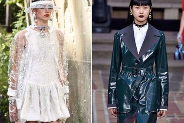 Quần áo... nhựa được lăng xê tại các tuần lễ thời trang