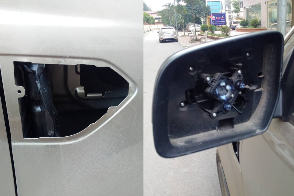Táo tợn vụ trộm logo ô tô dù tài xế vẫn ngồi ngay bên trong xe - 2 Táo tợn vụ trộm logo ô tô dù tài xế vẫn ngồi ngay bên trong xe - 2