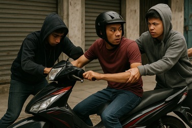 Thiếu tiền trả thuê trọ, hai thiếu niên mang dao đi cướp xe máy ở Tây Ninh