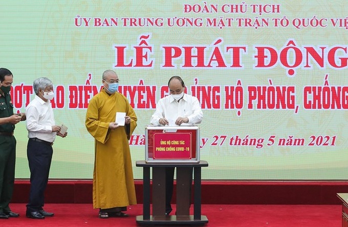 Chủ tịch nước Nguyễn Xuân Phúc: “Toàn đảng, toàn quân, toàn dân đồng sức, đồng lòng đẩy lùi dịch bệnh” - Ảnh 2.