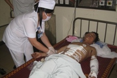 Hà Tĩnh: Cứu sống một nạn nhân bị thương nặng ở bụng
