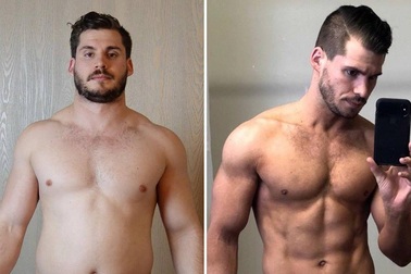 Ngỡ ngàng 9X "bụng bự" hóa “soái ca sáu múi” chỉ sau 12 tuần