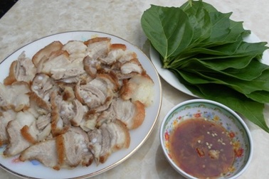 Thịt ba chỉ áp chảo