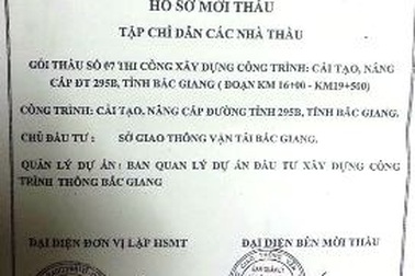 Bài 3: Phó chủ tịch tỉnh Bắc Giang chỉ đạo rà soát dự án đường bị "tố" thông thầu