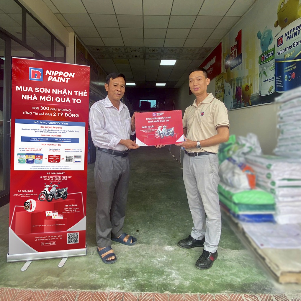 Mua sơn Nippon Paint, nhận cơ hội rinh xe máy về nhà - 1