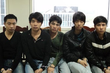 Nhóm côn đồ sát hại Huy "rambo" sa lưới khi tụ tập đi lễ