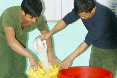 "Hũ gạo tình thương" thắm đượm tình quân dân vùng biên