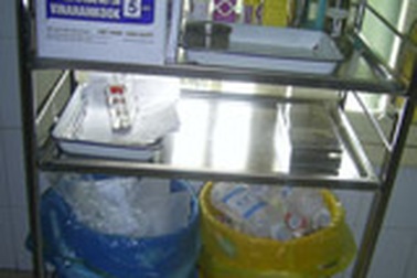 Được tái chế rác thải y tế sạch 