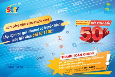 SCTV với nhiều ưu đãi hấp dẫn dịp cuối năm