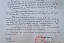 Phòng Giáo dục huyện chỉ định công ty cung cấp sữa cho trường mầm non?