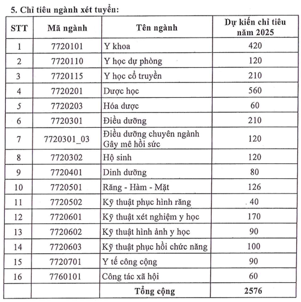 Môn ngữ văn xuất hiện trong tổ hợp xét tuyển vào Đại học Y Dược TPHCM - 2 Môn ngữ văn xuất hiện trong tổ hợp xét tuyển vào Đại học Y Dược TPHCM - 2