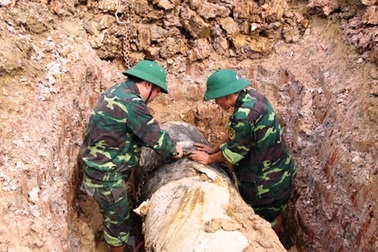 Hủy nổ thành công quả bom có sức công phá cực mạnh và nguy hiểm