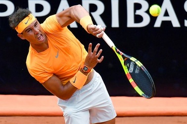 Nadal khởi đầu tốt, Djokovic vượt "ải" thứ hai ở Rome Masters