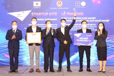 Dự án "Gậy thông minh" giành quán quân cuộc thi Startup Kite 2021