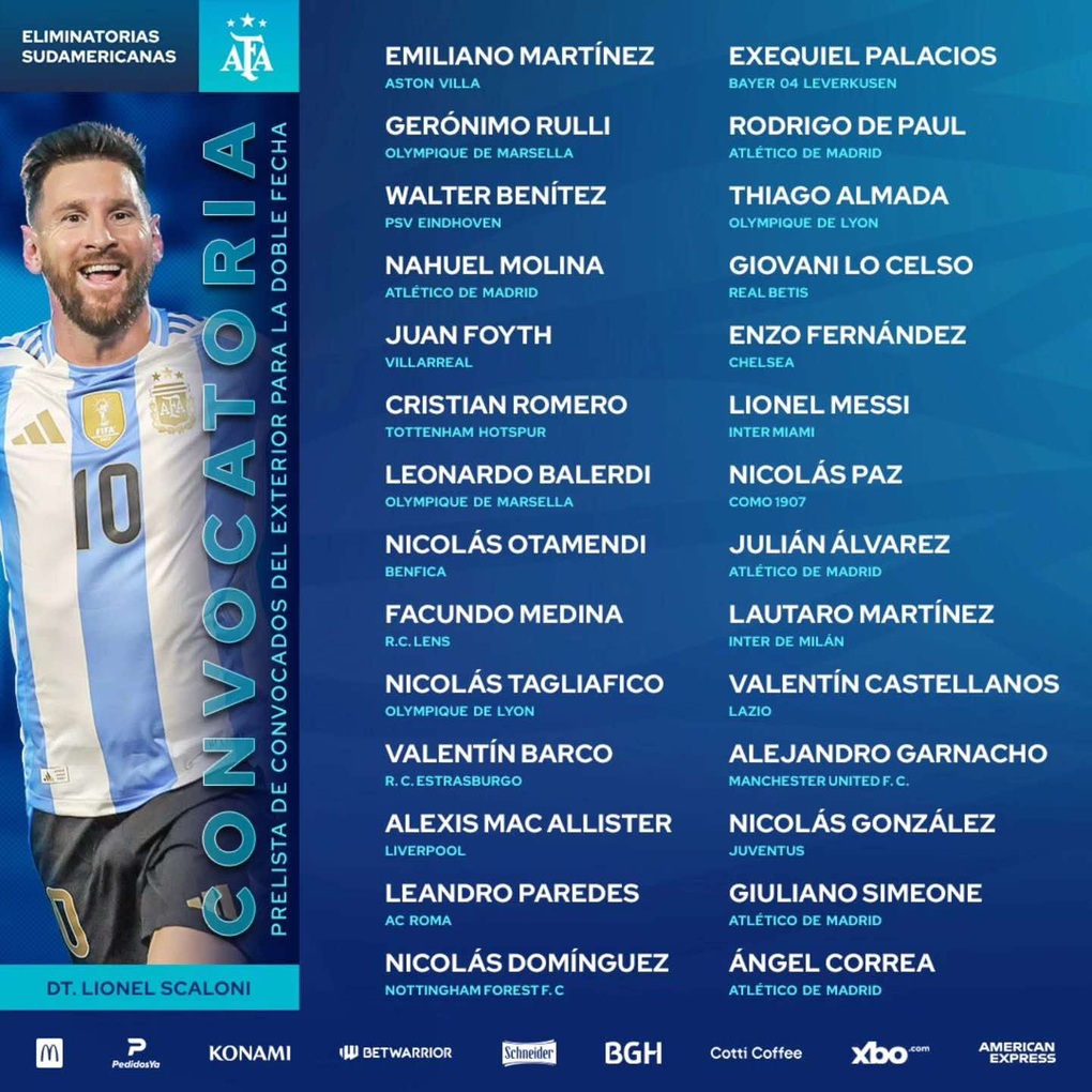 Messi trở lại đội tuyển sau khi Argentina giành vé dự World Cup 2026 - 2 Messi trở lại đội tuyển sau khi Argentina giành vé dự World Cup 2026 - 2