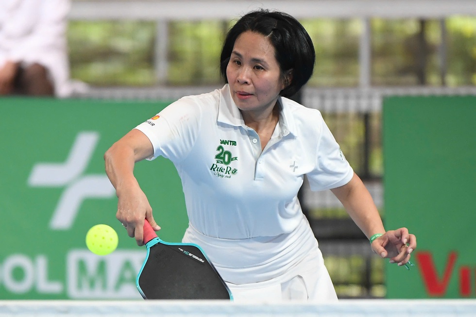 Những điều đặc biệt trong ngày thi đấu đầu tiên giải pickleball báo Dân trí - 1 Những điều đặc biệt trong ngày thi đấu đầu tiên giải pickleball báo Dân trí - 1