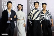 Khán giả hò hét khi thấy gia đình bé Pam, cặp đôi Ninh Dương trên thảm đỏ