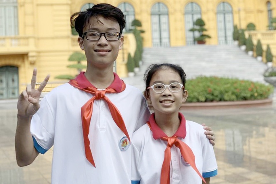 Thần đồng Toán, lập trình viên nhí tham gia Đại hội Cháu ngoan Bác Hồ - 2 Thần đồng Toán, lập trình viên nhí tham gia Đại hội Cháu ngoan Bác Hồ - 2