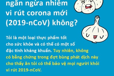 Tỏi, nước ấm có giúp bạn ngăn ngừa virus corona?