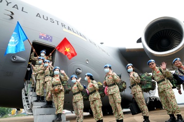 Các chiến sĩ "mũ nồi xanh" Việt Nam tiếp tục sang Nam Sudan làm nhiệm vụ