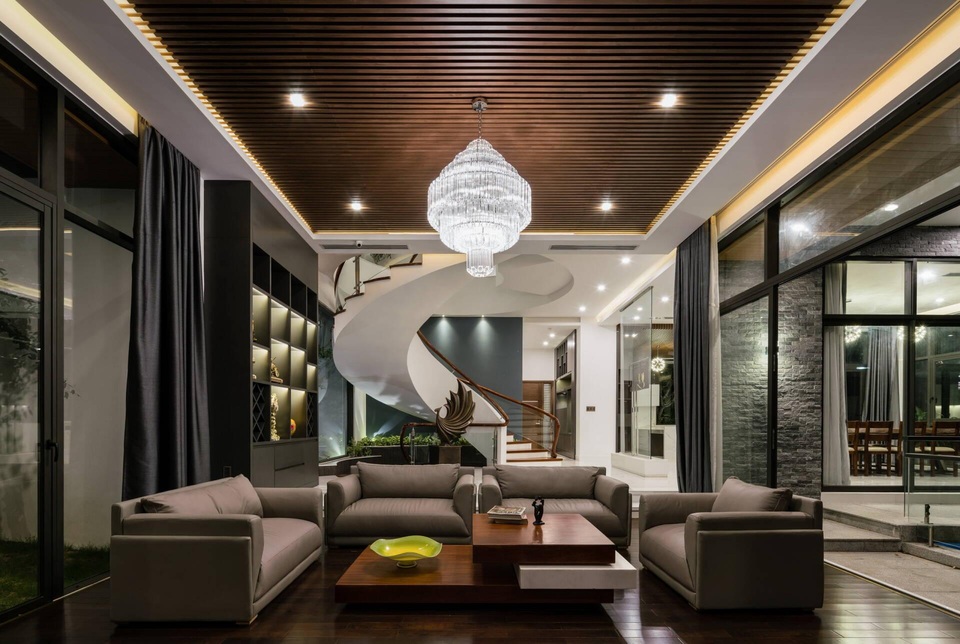 Biệt phủ rộng 3.600 m2, có cả tầng hầm nhìn “xuyên thấu” hồ cá Koi - 6