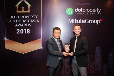 IRB Holdings lập cú “hattrick” tại lễ trao giải Dot Property Đông Nam Á 2018