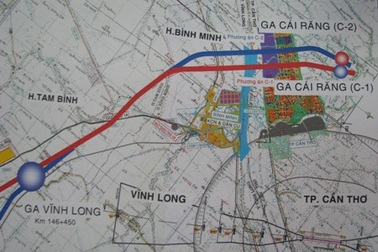 Tuyến đường sắt TPHCM - Cần Thơ chạy qua 6 tỉnh, thành