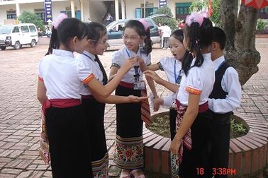 Giao lưu "Nói lời hay, viết chữ đẹp” 