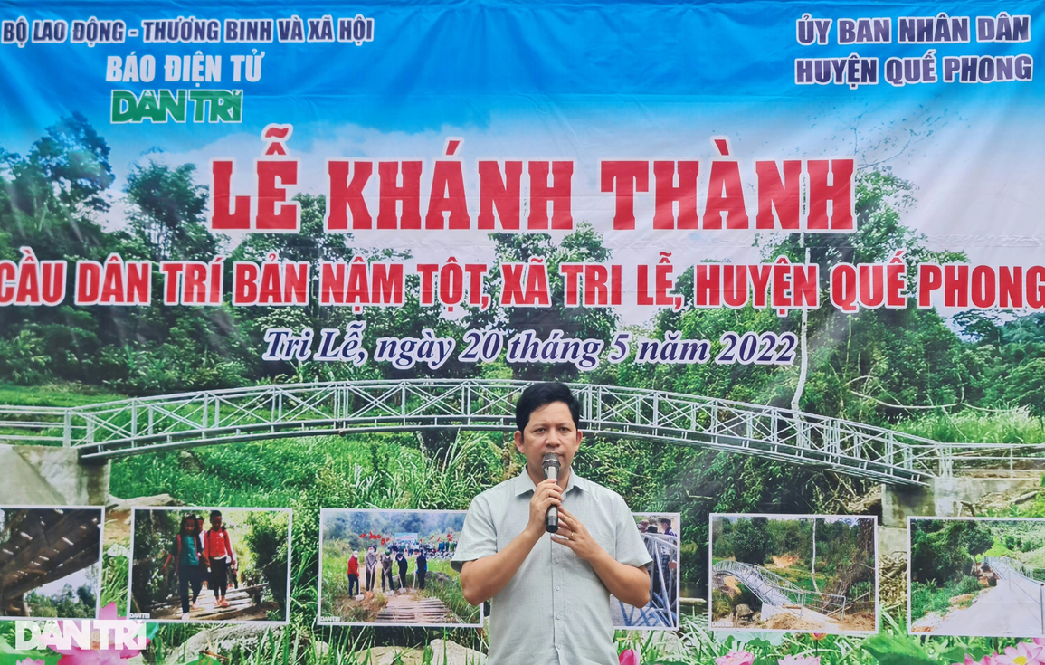 Khánh thành cầu Dân trí ở thung lũng khó khăn bậc nhất biên giới Việt - Lào - 3 Khánh thành cầu Dân trí ở thung lũng khó khăn bậc nhất biên giới Việt - Lào - 3