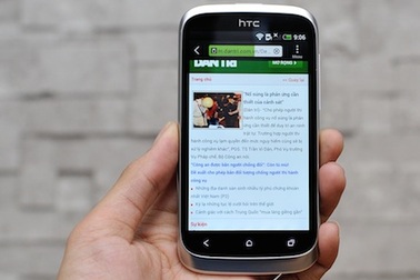 Smartphone Android rẻ nhất của HTC bán ra tại Việt Nam