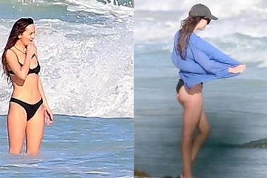 Người đẹp phim "50 sắc thái" đi nghỉ lễ cùng bạn trai hơn 12 tuổi