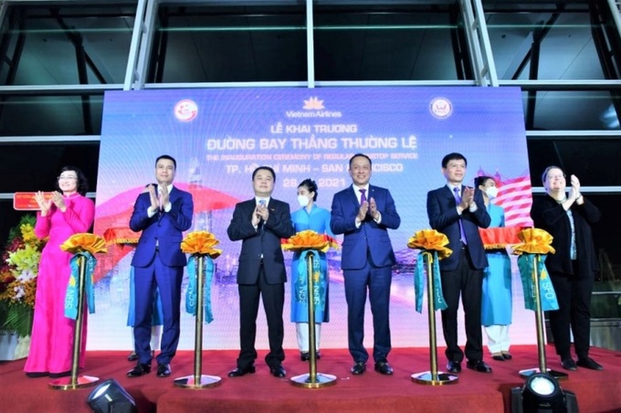 Lễ khai trương đường bay thẳng đầu tiên Việt Nam - Mỹ