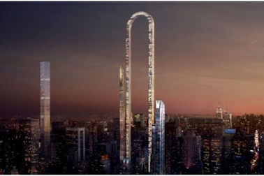 Tòa nhà chọc trời độc nhất vô nhị hình chữ U ở New York