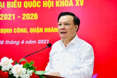 Bí thư Hà Nội "báo cáo" cử tri những thành quả khi ở Bộ Tài chính