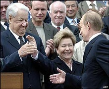 Vì sao Tổng thống Nga Putin vẫn ưu ái Boris Yeltsin?