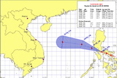 Một cơn bão cực mạnh sắp đổ bộ vào miền Trung 