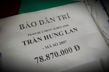 78 triệu đồng đến với cháu bé bị suy thận giai đoạn cuối.