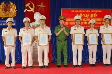 Hà Nam: Điều động công an chính quy về đảm nhiệm chức danh công an xã