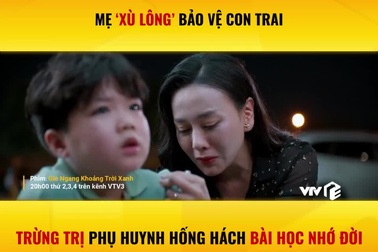 Phương Oanh diễn cảnh "xù lông" bảo vệ con gây sốt