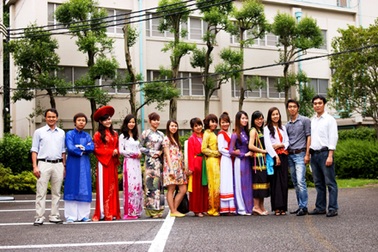 Du học sinh quảng bá văn hóa Việt tại Tokyo